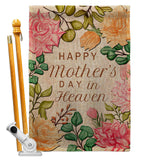 Mother In Heaven - Mother's Day Summer Vertical Impressions Decorative Flags HG115235 Made In USA