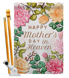 Mother In Heaven - Mother's Day Summer Vertical Impressions Decorative Flags HG115235 Made In USA