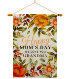 Love Mom & Grandma - Mother's Day Summer Vertical Impressions Decorative Flags HG115240 Made In USA