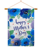 Royal Floral Mother's Day - Mother's Day Summer Vertical Impressions Decorative Flags HG137052 Made In USA