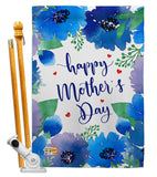 Royal Floral Mother's Day - Mother's Day Summer Vertical Impressions Decorative Flags HG137052 Made In USA
