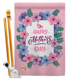 Pink Mother Day - Mother's Day Summer Vertical Impressions Decorative Flags HG137178 Made In USA