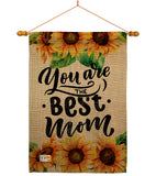 Best Mom - Mother's Day Summer Vertical Impressions Decorative Flags HG137179 Made In USA