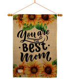 Best Mom - Mother's Day Summer Vertical Impressions Decorative Flags HG137179 Made In USA