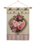 Rose Mother Day - Mother's Day Summer Vertical Impressions Decorative Flags HG192183 Made In USA