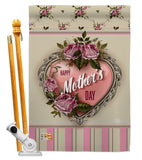 Rose Mother Day - Mother's Day Summer Vertical Impressions Decorative Flags HG192183 Made In USA