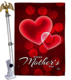 Love Mother's Day - Mother's Day Summer Vertical Impressions Decorative Flags HG192362 Made In USA