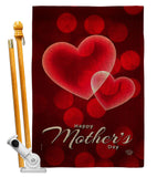 Love Mother's Day - Mother's Day Summer Vertical Impressions Decorative Flags HG192362 Made In USA