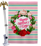 Roses Mother Day - Mother's Day Summer Vertical Impressions Decorative Flags HG192518 Made In USA