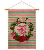 Roses Mother Day - Mother's Day Summer Vertical Impressions Decorative Flags HG192518 Made In USA