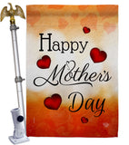 Happy Mommy Day - Mother's Day Summer Vertical Impressions Decorative Flags HG192571 Made In USA