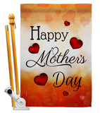 Happy Mommy Day - Mother's Day Summer Vertical Impressions Decorative Flags HG192571 Made In USA