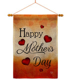 Happy Mommy Day - Mother's Day Summer Vertical Impressions Decorative Flags HG192571 Made In USA