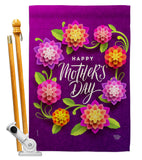 Mother Day Wreath - Mother's Day Summer Vertical Impressions Decorative Flags HG192575 Made In USA