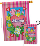 Mamá - Mother's Day Summer Vertical Impressions Decorative Flags HG115078S Made In USA