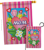 Mom - Mother's Day Summer Vertical Impressions Decorative Flags HG115078 Made In USA