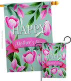 Happy Mother's Day - Mother's Day Summer Vertical Impressions Decorative Flags HG115173 Made In USA