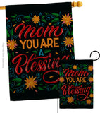 Mom You Are Blessing - Mother's Day Summer Vertical Impressions Decorative Flags HG115174 Made In USA