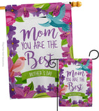 Mom Are Best - Mother's Day Summer Vertical Impressions Decorative Flags HG115229 Made In USA