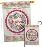 Sweet Mother's Day - Mother's Day Summer Vertical Impressions Decorative Flags HG192057 Made In USA