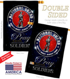 Pray United States Soldiers - Military Americana Vertical Impressions Decorative Flags HG120071 Made In USA