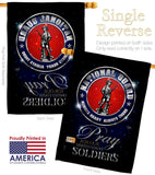 Pray United States Soldiers - Military Americana Vertical Impressions Decorative Flags HG120071 Made In USA