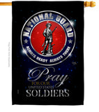 Pray United States Soldiers - Military Americana Vertical Impressions Decorative Flags HG120071 Made In USA