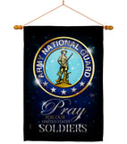 Pray United States Soldiers - Military Americana Vertical Impressions Decorative Flags HG120069 Made In USA