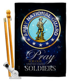 Pray United States Soldiers - Military Americana Vertical Impressions Decorative Flags HG120069 Made In USA