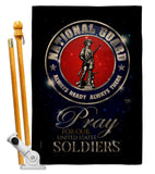 Pray United States Soldiers - Military Americana Vertical Impressions Decorative Flags HG120071 Made In USA