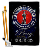 Pray United States Soldiers - Military Americana Vertical Impressions Decorative Flags HG120071 Made In USA