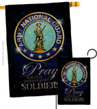 Pray United States Soldiers - Military Americana Vertical Impressions Decorative Flags HG120069 Made In USA