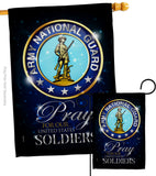 Pray United States Soldiers - Military Americana Vertical Impressions Decorative Flags HG120069 Made In USA