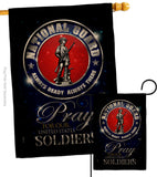 Pray United States Soldiers - Military Americana Vertical Impressions Decorative Flags HG120071 Made In USA