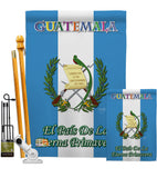 Guatemala - Nationality Flags of the World Vertical Impressions Decorative Flags HG108096 Made In USA