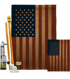 USA - Nationality Flags of the World Vertical Impressions Decorative Flags HG108399 Made In USA