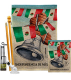 Mexican Independence Day - Nationality Flags of the World Vertical Impressions Decorative Flags HG108619 Made In USA