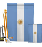 Argentina - Nationality Flags of the World Vertical Impressions Decorative Flags HG140010 Made In USA