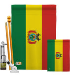 Bolivia - Nationality Flags of the World Vertical Impressions Decorative Flags HG140033 Made In USA