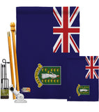 British Virgin Islands - Nationality Flags of the World Vertical Impressions Decorative Flags HG140036 Made In USA