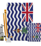 British Indian Ocean Territory - Nationality Flags of the World Vertical Impressions Decorative Flags HG140038 Made In USA