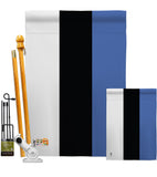Estonia - Nationality Flags of the World Vertical Impressions Decorative Flags HG140079 Made In USA