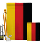 Germany - Nationality Flags of the World Vertical Impressions Decorative Flags HG140091 Made In USA