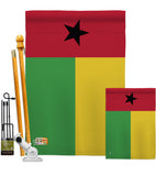 Guinea-Bissau - Nationality Flags of the World Vertical Impressions Decorative Flags HG140101 Made In USA