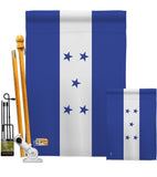 Honduras - Nationality Flags of the World Vertical Impressions Decorative Flags HG140104 Made In USA