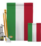 Hungary - Nationality Flags of the World Vertical Impressions Decorative Flags HG140106 Made In USA