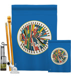 Organization Of American States - Nationality Flags of the World Vertical Impressions Decorative Flags HG140178 Made In USA