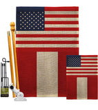 Peru US Friendship - Nationality Flags of the World Vertical Impressions Decorative Flags HG140483 Made In USA