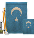 Uyghur - Nationality Flags of the World Vertical Impressions Decorative Flags HG170197 Made In USA