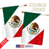 Mexico - Nationality Flags of the World Vertical Impressions Decorative Flags HG108019 Printed In USA
